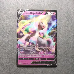 Pokemon TCG English - Sword & Shield Promo - Galarian Rapidash V SWSH111 - NM - Image 1