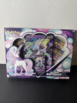 Sword & Shield Pokemon TCG Galarian Rapidash V Box - Factory Sealed - Image 1