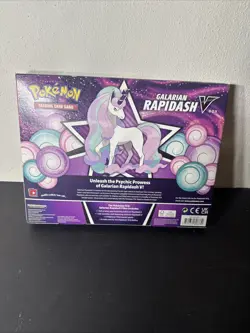 Sword & Shield Pokemon TCG Galarian Rapidash V Box - Factory Sealed - Image 2