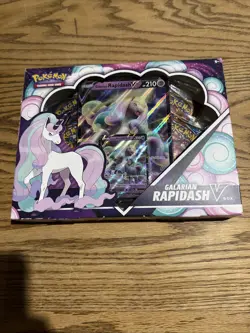 Pokemon TCG - Galarian Rapidash V Box - Factory Sealed - Sword & Shield - New - Image 1