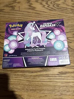 Pokemon TCG - Galarian Rapidash V Box - Factory Sealed - Sword & Shield - New - Image 2