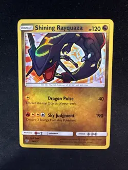 Pokemon TCG Shining Rayquaza Card Legends 56/73 LP - Image 1