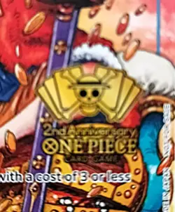 One Piece 2nd Anniversary Stamped 3 Card Promo Set. - Image 5