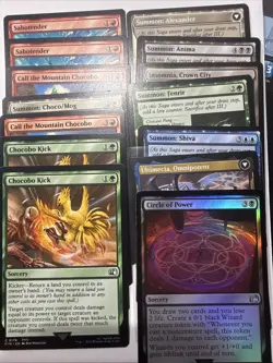 Final Fantasy MTG - Lot 1a: 14 Cards - Image 1