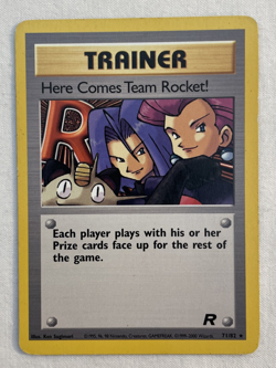 1x Here Comes Team Rocket! 71/82 Team Rocket Pokemon Card LP - Image 1