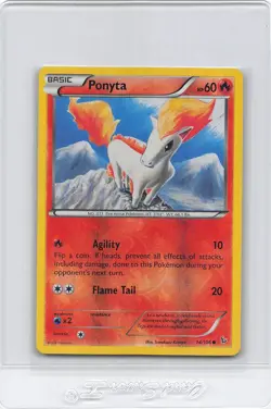 Ponyta 14/106 - Reverse Holo - COMMON - Flashfire - 2014 POKEMON CARD - NM/LP - Image 1