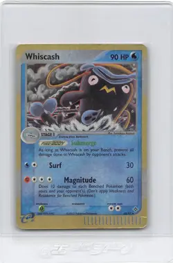Whiscash 48/97 - REVERSE HOLO - EX Dragon - 2003 POKEMON CARD - MP - Image 1