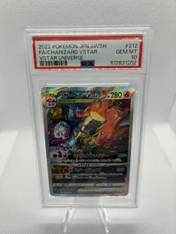 PSA 10 Charizard 212/172 s12a VSTAR SAR Pokemon Card Japanese VSTAR Universe - Image 1