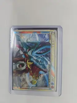 Suicine & Entei Legend 94/95 Top Holo HP Pokemon Card - Image 5