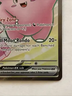 Pokemon Card Lillie's Clefairy ex 173/159 Full Art Journey Together Near Mint - Image 4