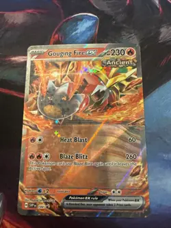 Pokemon TCG Gouging Fire ex 144 SV: Scarlet & Violet Promo Card - Image 1