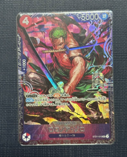 Zoro ST21-015 Flagship Battle 2025 Top 8 Prize Promo ONE PIECE Card Japanese - Image 2