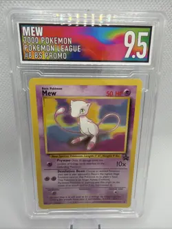 1999-2000 Mew Black Star Promo #8 Pokemon Movie WOTC Basic Card Graded EGC 9.5 - Image 1
