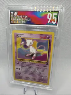 1999-2000 Mew Black Star Promo #8 Pokemon Movie WOTC Basic Card Graded EGC 9.5 - Image 2