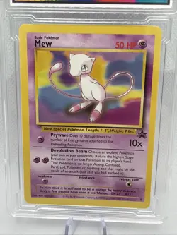 1999-2000 Mew Black Star Promo #8 Pokemon Movie WOTC Basic Card Graded EGC 9.5 - Image 3