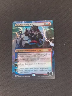 MTG Ral, Crackling Wit (Borderless Foil) Normal NM Bloomburrow Magic 341 - Image 1