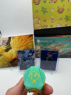 MTG Final Fantasy Chocobo Bundle EMPTY BOX + Click Wheel Dice + Promos - Image 2