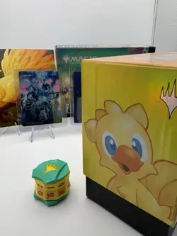 MTG Final Fantasy Chocobo Bundle EMPTY BOX + Click Wheel Dice + Promos - Image 3