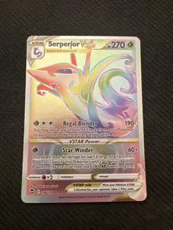 Serperior VSTAR (Secret) 196/195 Swsh12: Sword & Shield - Silver Tempest Holo - Image 1