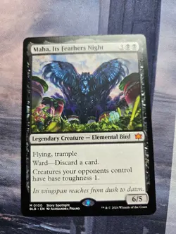 Maha, Its Feathers Night Bloomburrow Regular - Image 1