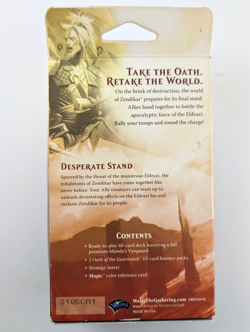 MtG Oath of the Gatewatch DESPERATE STAND Intro Pack 2016 WB + 2 Boosters - Image 2
