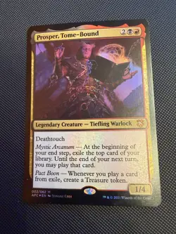 Prosper, Tome-Bound [Commander: Adventures Forgotten Realms] MTG #002 NM Mythic - Image 1