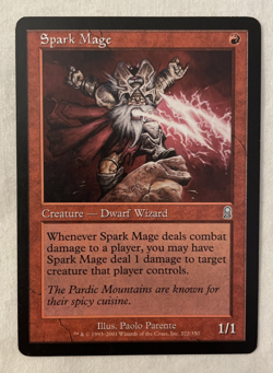 1x Spark Mage Odyssey MTG Magic the Gathering LP - Image 1