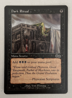 1x Dark Ritual Urza's Saga MTG Magic the Gathering LP - Image 1