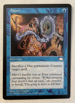 1x Abjure Weatherlight MTG Magic the Gathering LP - Image 1