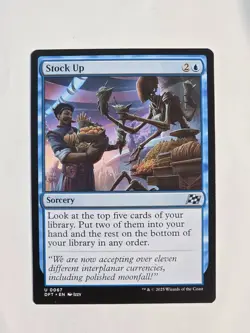 Stock Up - U0067 Regular - Aetherdrift - Magic the Gathering - NM - Never Played - Image 1