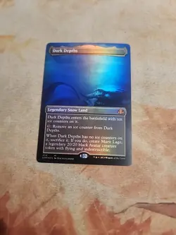 Dark Depths Borderless Foil Dominaria Remastered MTG NM - Image 1
