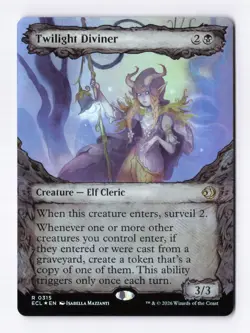 Twilight Diviner (Showcase) (Foil) 0315 (R) MTG Lorwyn Eclipsed (ECL) - Image 1