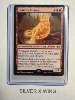 Enduring Courage x1, MTG, Duskmourn: House of Horror, Magic the Gathering, NM - Image 1
