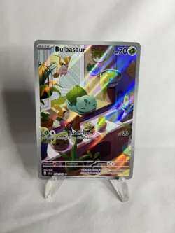 Pokemon TCG Bulbasaur Illustration Rare Stellar Crown #143/142 NM Condition - Image 1