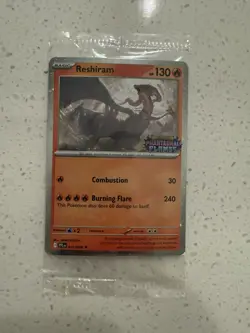 Pokemon Phantasmal Flames Reshiram 017/094 Barnes & Noble Promo Stamped Sealed - Image 1
