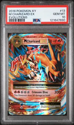 PSA 10 Mega Charizard EX 13 Pokemon XY Evolutions Pokemon Card - Image 1