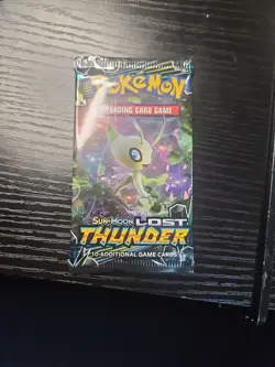 Pokemon TCG Sun and Moon Lost Thunder Sealed Booster Pack - Image 1