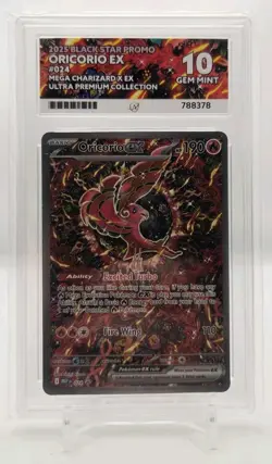 Oricorio Ex 024 - Graded 10 by ACE Perfect Subgrades - Pokemon TCG Charizard UPC - Image 1