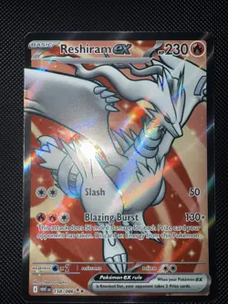 Pokemon - Reshiram ex 158/86 - White Flare - Full Art Ultra Rare - Image 1