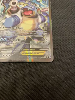 Pokemon TCG Blastoise EX XY122 Black Star Full Art Holo Promo - Image 4