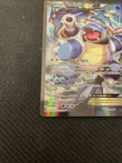 Pokemon TCG Blastoise EX XY122 Black Star Full Art Holo Promo - Image 5