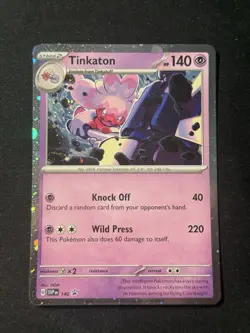 Tinkaton Black Star Promo Cosmos Holo 140 Pokemon Scarlet and Violet - Image 1