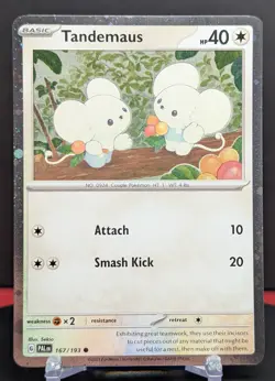 Pokemon Tandemaus #167/193 English Paldea Evolved Cosmos Holo - Image 1
