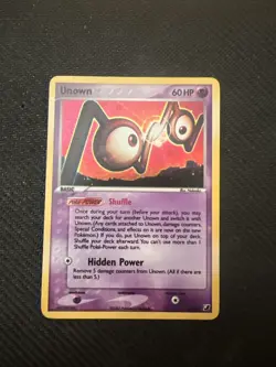 Unown (N) N/28 Holo - Rare - Pokemon EX Unseen Forces - MP - Image 1