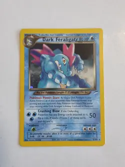 Pokemon TCG Dark Feraligatr Holo Rare Neo Destiny, 5/105 Cond 💎 NM *SEE PICS* - Image 1