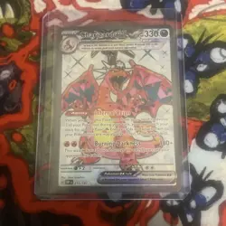 Pokemon TCG Charizard EX Obsidian Flames 215/197 Near Mint Condition - Image 1
