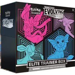 Pokemon TCG Sword & Shield Evolving Skies Elite Trainer Box Sealed w/Protector - Image 1