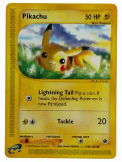 Pikachu - 124/165 Expedition 2002 - E-Reader WOTC - Pokemon TCG - Image 1