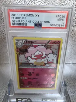 PSA 9 Mint 2016 Pokemon XY Generations Radiant Collection Slurpuff #RC20 - Image 2