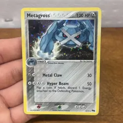 Pokemon TCG- 2006 Metagross 2/17 Holo Pop Series 1 LP/MP - Image 1